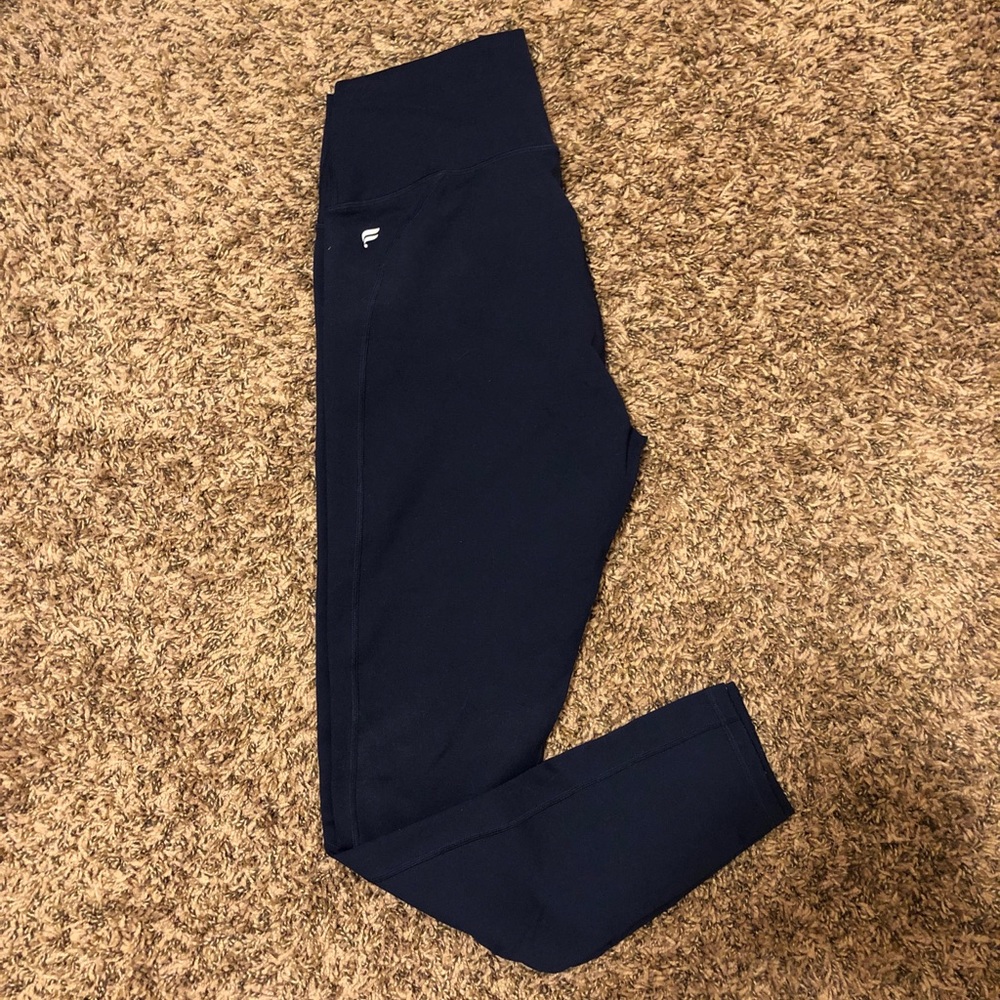 NEW Fabletics PowerHold Leggings 7/8 NAVY
